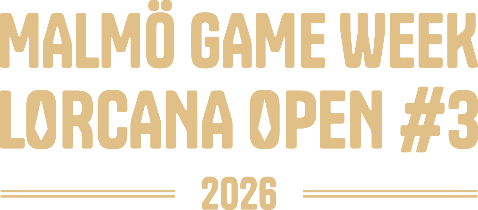 MGW Lorcana Open #3